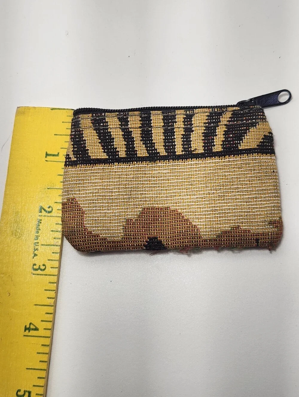 Jade Safari Animal Print Tapestry Zip Purse Tote Bag w/ Coin Purse Pockets